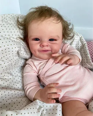 Zdjęcie produktu dla 22-calowe lalki Reborn Baby Ręcznie robione nowonarodzone śpiące dziecko Shaya Skóra 3D z ręcznie ukorzenionymi włosami Widoczne muñecas bebes para niñas