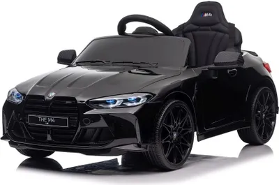 Produktbild von Kinder Elektroauto BMW M4, 12 Volt zwei Motoren+Audio+LED+FB schwarz