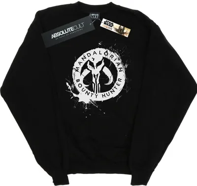 Produktbild von Star Wars - "The Mandalorian Bounty Hunter" Sweatshirt für Herren BI46351 (3XL) (Schwarz)