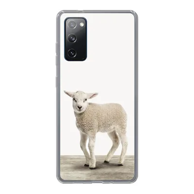 Produktbild von MuchoWow® Handyhülle Schutzhülle Hülle für Samsung Galaxy S20 FE Lamm - Schaf - Tiere - Kinder - Mädchen - Jungen Silikon Softcase Handy Hülle - Abdeckung