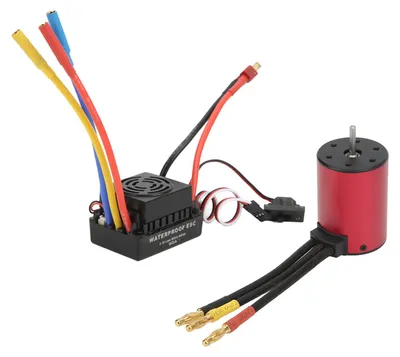 Obrázek produktu pro S3650 2300KV Vodotěsný bezkartáčový 60A ESC T-konektor pro 1/10 RC auto upgrade díly
