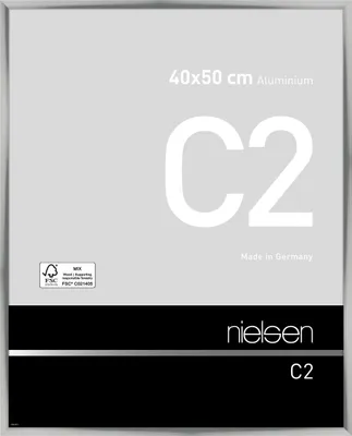 Produktbild von nielsen Aluminium Bilderrahmen C2, 40x50 cm, Silber