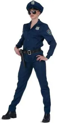 Immagine prodotto di Costume da mamma poliziotta Blu XL Blu XL