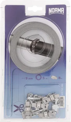 Zdjęcie produktu dla Taśma bezkońcowa Serratub ZESTAW 9 mm W2B, taśma 5 m, 8 głowic