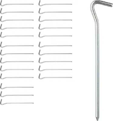 Productafbeelding van Tentpennen, ronde set, 24 stuks