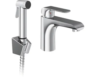 Obrázek produktu pro Umyvadlová baterie páková Bidetová baterie RAVAK Flat chrom X070438
