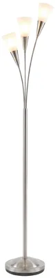 Produktbild von HOMCOM Stehlampe Wohnzimmer 40 W 3 Flammige Stehleuchte mit Fußschalter