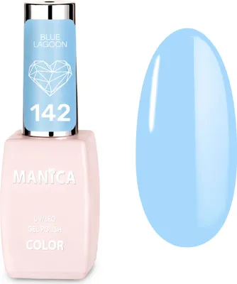 Obrázok produktu pre Manica LED/UV hybridný lak na nechty 10 ml – Blue Lagoon – 142