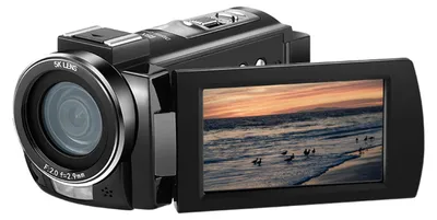 Produktbild von 5K-Digitalvideokamera mit 56 MP, 3,0-Zoll-IPS-Bildschirm, 18-fachem Digitalzoom, tragbarer HD-Camcorder mit WLAN und Nachtsicht-Aufhellung