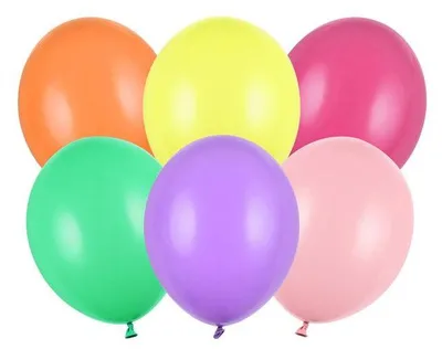 Produktbild von Strong Balloons 27cm, Pastel Mix (1 Packung / 50 Stück)