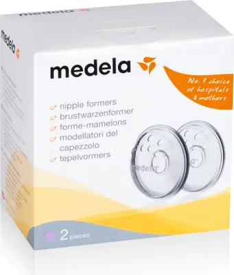 Produktbild von Medela Brustwarzenformer Stillhilfe Baby Pflegeformung Umgekehrte Brustwarzen Anpassung
