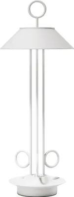 Immagine prodotto di SIGOR lampada da tavolo ricaricabile "Nudiderot" 2,2W 820 (bianco caldo) + 827 (tono caldo-extra) bianco neve dimmerabile
