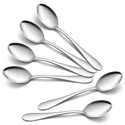 Produktbild von Set mit 6 Kaffeelöffeln aus Edelstahl – 13,5 cm