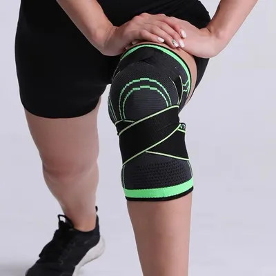 Produktbild von CHPN – Kniestütze – Knieband – Kompressionsband – Größe „M“ – Kniestütze – Sportstütze – Elastische Stütze – Mit Klettverschluss für zusätzlichen Halt
