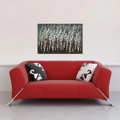 Image de Star Wars - Poster - EP7 Stormtroopers 2 + 1 sur-poster de taille 61x91,5cm