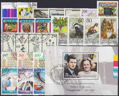 Produktbild von Liechtenstein 1993 gestempelt Nr. 1054-1078 Block 15