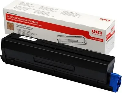 Image de OKI - Schwarz - original - Tonerpatrone - für B430d, 430dn, 440dn, MB460, 470, 480