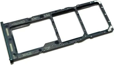 Produktbild von Simkartenhalter passend für Samsung Galaxy M13 (SM-M135F/DSN), Dual-SIM + micro-SD, Originalersatz, Dunkelgrün