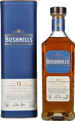Image de Bushmills 12 Years Old Single Malt Irish Whiskey 40% Vol. 0,7l en boîte cadeau