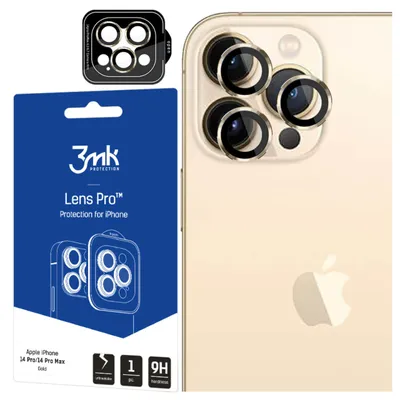 Image de Apple Iphone 13 Pro/13 Pro Max - Protection de l'objectif 3Mk Pro Gold
