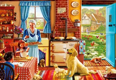 Immagine prodotto di Puzzle Bluebird Puzzle Cottage Interior - 1000 Teile Puzzle