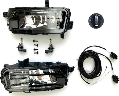 Produktbild von Nebelscheinwerfer Komplettset Nachrüstung NSW Set Schalter passend für VW T6.1