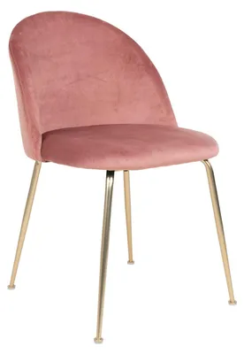 Zdjęcie produktu dla Krzesło tapicerowane welurowe glamour do jadalni salonu 76 cm