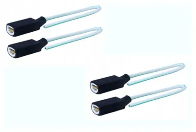 Produktbild von DBautomotive H1/H3 Keramik Glühsockel gerade, 15cm Kabel