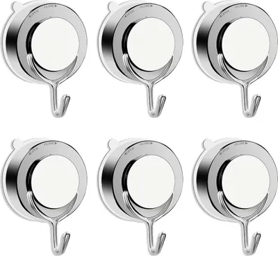 Produktbild von Vakuum-Saugnapf-Haken für Badezimmer, WC, Küche, Handtuchhaken, leistungsstarker Duschhaken, Edelstahl-Bademantel