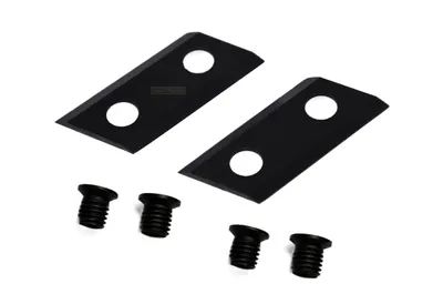 Immagine prodotto di 2 X Lama reversibile per trituratore Parkside PMH 2400 A1 (PMH2400A1) Trituratore da giardino