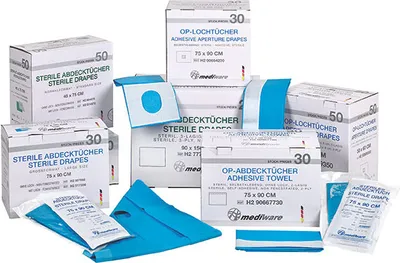 Produktbild von Lochtücher, 50 x 60cm, 2-lagig Pack: 50 Stück | Packung (50 Stück)