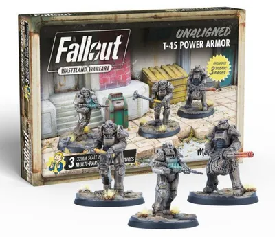 Produktbild von Fallout Wasteland Warfare T-45 Kraftpanzerung