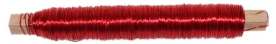 Produktbild von Deko Lackdraht 0,5 mm 100 g Bindedraht Basteldraht Wickeldraht Dekodraht rot