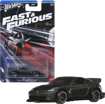 Produktbild von Hot Wheels Fast & Furious HRW54, Auto, 3 Jahr(e), Metall, Schwarz