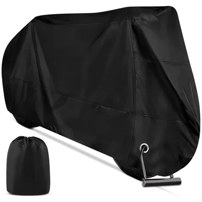Zdjęcie produktu dla Pokrowiec na motocykl - Uniwersalny 245 x 105 x 125 cm - Wodoodporny - Odporny na UV
