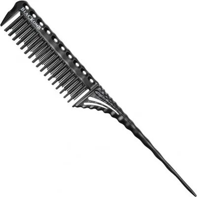 Image de Peigne BLACKOMB pour crêper les cheveux, à pointe, 3 rangées - DG050