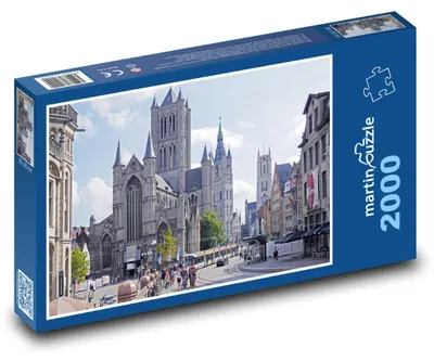 Produktbild von martinpuzzle - Puzzle 2000 Teile - Stadt - Kathedrale