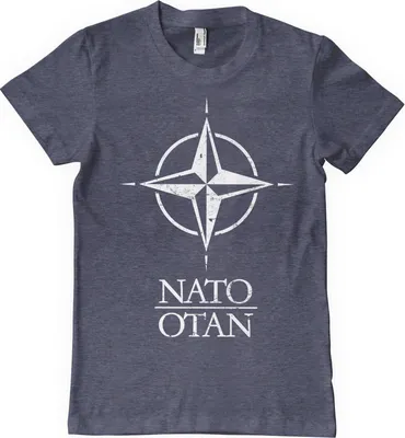 Produktbild von NATO Washed Logo T-Shirt - XX-Large - NavyHeather