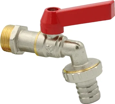 Produktbild von Messing Kugelauslaufhahn 3/4" flacher Griff