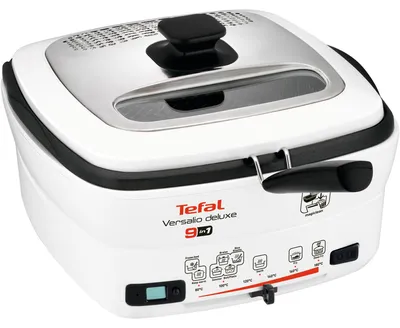 Produktbild von Tefal Versalio Deluxe 9-in-1 FR4950, 2 l, 1,3 kg, 80 °C, 180 °C, Einzelbild, Weiß