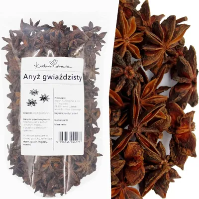 Produktbild von Sternanis Ganz 200g Gewürz Aromatisch Für Tee Glühwein Backen Küche Natürlich
