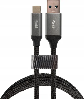 Zdjęcie produktu dla Wzmacniany Szybki Kabel Usb A Usb C 3A 1M Usb 3.0