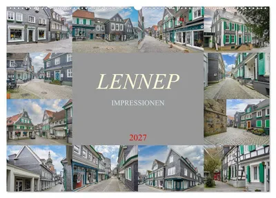 Produktbild von Lennep Impressionen (Wandkalender 2027 DIN A2 quer), CALVENDO Monatskalender