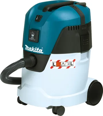Obrázek produktu pro Makita VC2512L, Suché a mokré, Černá, Modrá, Metalická, 25 l, 60 l/s, 21 kPa, 5 m