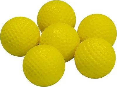 Produktbild von Famanu Golfbälle Distance 6 Stück - Gelb