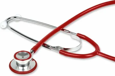 Obrázek produktu pro GIMA TRAD DOUBLE HEAD, Stetoskop pro interní medicínu, červený