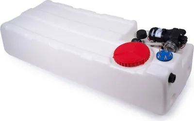 Produktbild von Wassertank Bora 100 L mit 12V Pumpe 8 L / min von Nuova Rade aus stabilem Kunststoff