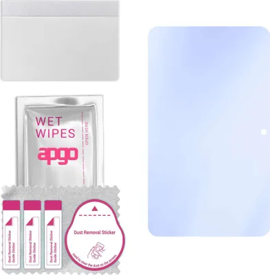 Produktbild von apgo Hybrid Schutzglas, kompatibel mit Amazon Fire HD 10 2021, 9H Härte, Flexible Nano Glass PRO, toller Ersatz für Hartglas, kratzfester Displayschutzglas, Displayschutz, Full Glue