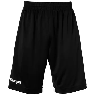 Produktbild von Kempa PLAYER LONG SHORTS, schwarz/weiß
