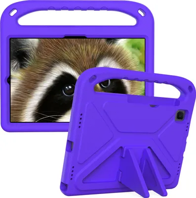 Produktbild von Hülle für Samsung Galaxy Tab S6 10,5 2019 SM-T860/T865, Leichte Stoßfeste Eva Kinder Schutzhülle mit Griff und Faltbarem Ständer Lila